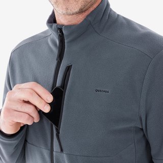 Chaqueta polar de montaña y trekking cremallera Hombre