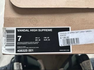 Nike Vandal High Supreme Scarpa Sneakers