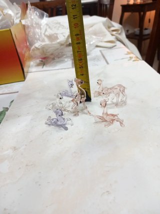Set 7 Bambi Murano Vetro