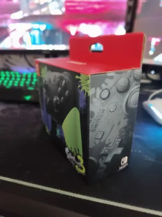 Mando Nintendo Switch Pro Splatoon 3