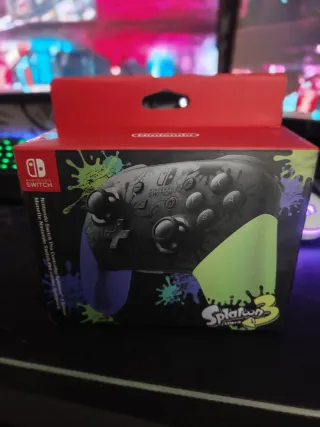 Mando Nintendo Switch Pro Splatoon 3