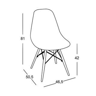 PACK 4 SILLAS DINAMARCA economicas