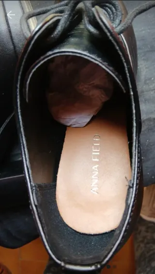 Francesine Anna Field nere con tacco