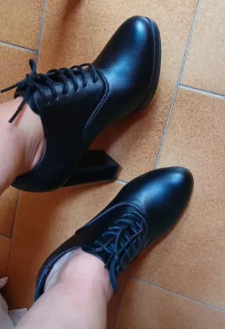 Francesine Anna Field nere con tacco