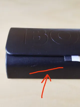 Funda para gafas BOSS negra