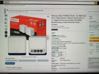 Mercusys Halo H1900G WiFi Mesh (2-Pack)