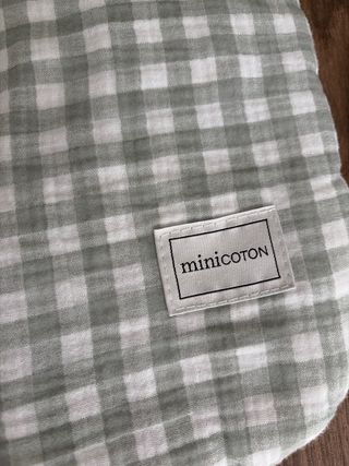 Saco Minicoton verde cuadros