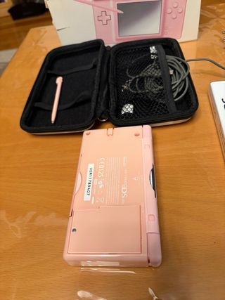 Nintendo DS Lite Rosa + funda