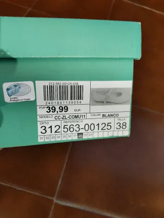 Zapatos Primera Comunión Blancos Talla 38