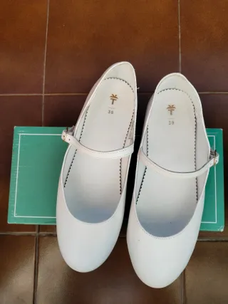 Zapatos Primera Comunión Blancos Talla 38