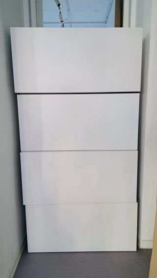 Módulo BESTÅ Ikea Cajones Blanco