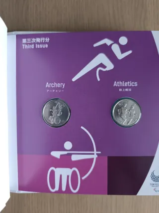 Estuche 8 monedas Juegos Paralímpicos Tokyo 2020