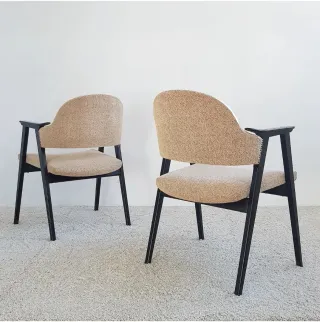 2 Sillas COMPAS de GUILLEUMAS. Vintage, 70s.