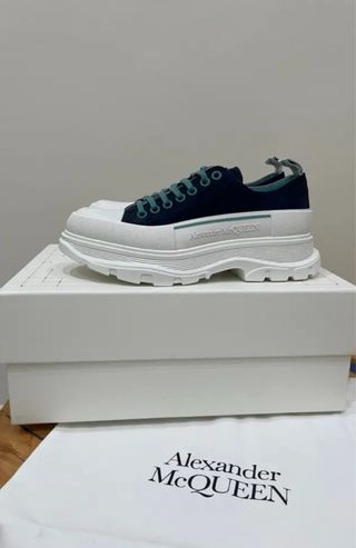 Alexander McQueen Sneakers Blu/Bianco