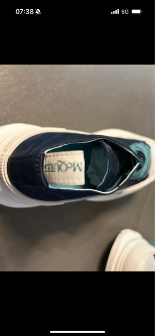 Alexander McQueen Sneakers Blu/Bianco