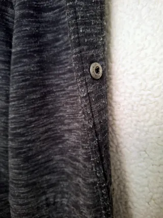 Chaqueta Roxy gris jaspeada borreguito