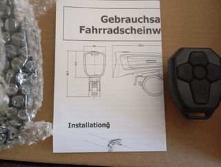 Kit Luces LED Bici + Timbre + Soporte Móvil