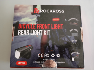 Kit Luces LED Bici + Timbre + Soporte Móvil