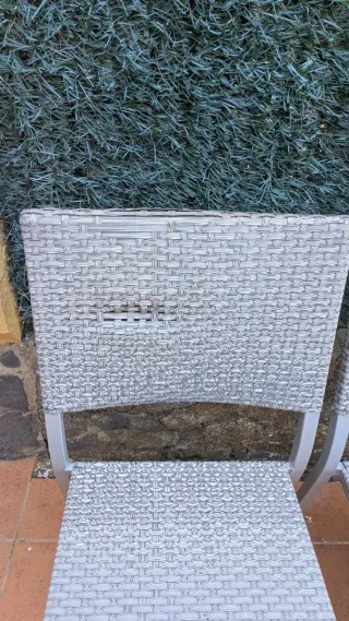 6 Sillas de Exterior Grises