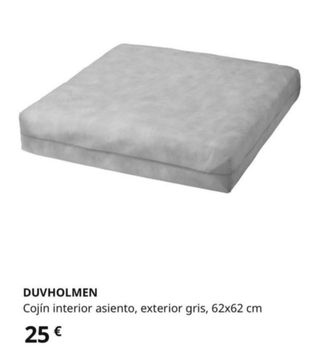 4 Cojines DUVHOLMEN IKEA + 8 Fundas