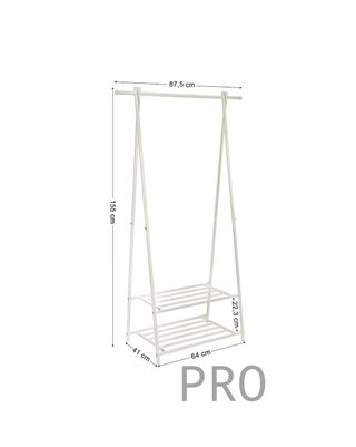 Perchero con Estante de 2 Niveles para Zapatos