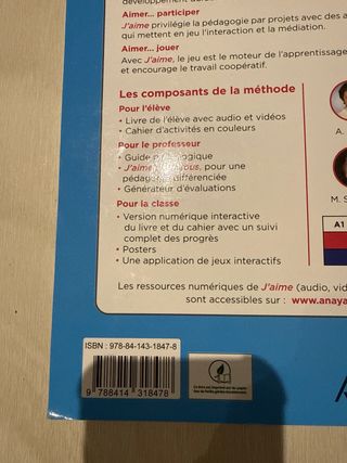 Libro de francés Jaime 3
