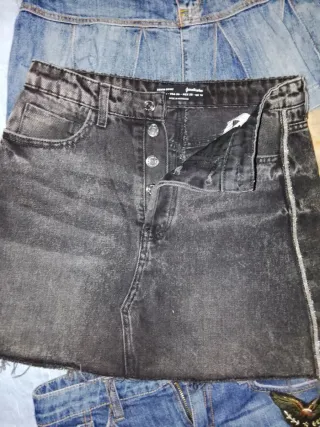 4 Prendas Vaqueras Stradivarius Talla 36.