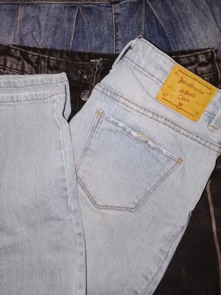 4 Prendas Vaqueras Stradivarius Talla 36.