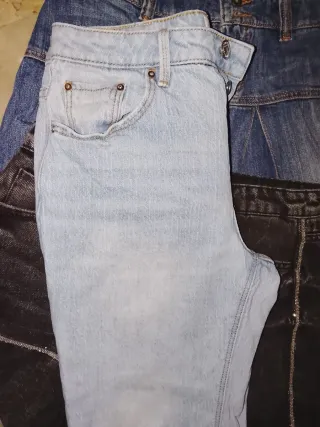 4 Prendas Vaqueras Stradivarius Talla 36.