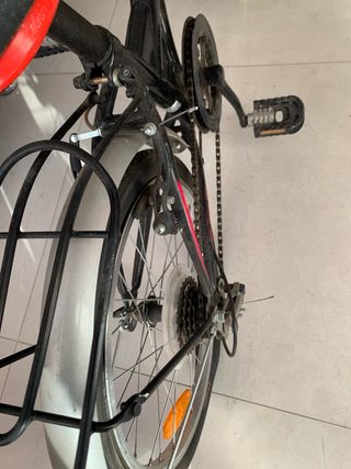 Bicicleta Plegable Negra