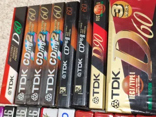 Lote Cintas TDK, Sony, Agfa, BASF