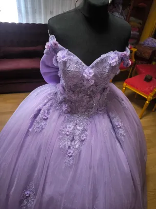 Vestido de Quinceañera Morado