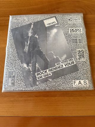 Vinil Xutos & Pontapés Ao Vivo No Rock Rendez Vous