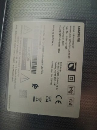 TV Samsung 50" 4K Smart TV Como nueva