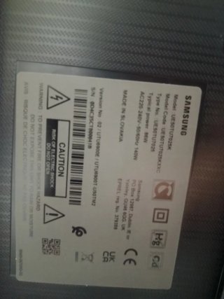 TV Samsung 50" 4K Smart TV Como nueva