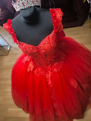 Vestido de Quinceañera Rojo