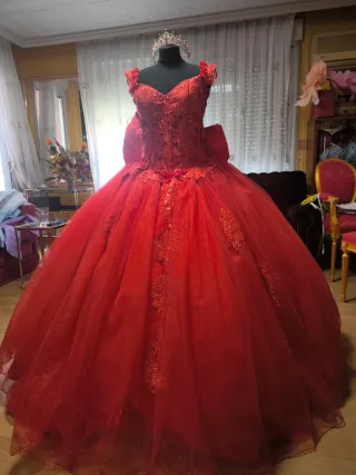 Vestido de Quinceañera Rojo