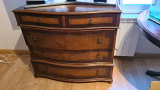 Cajonera clásica madera de raíz