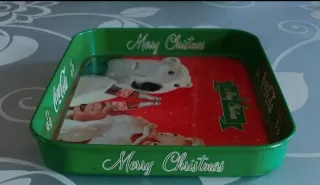 Vassoio Coca-Cola Natale Vintage