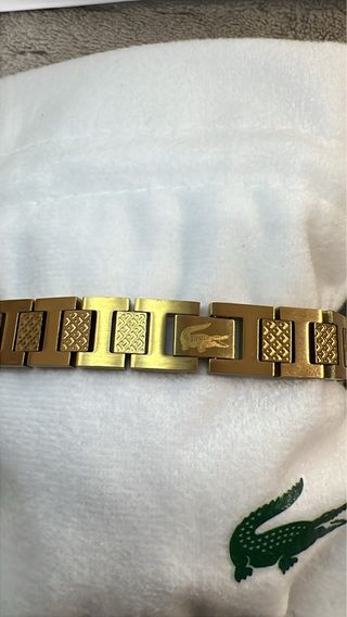 Pulsera Lacoste Metropole Dorada