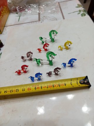 Murano, famiglia cavallucci, 9 pezzi