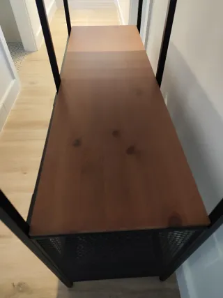 Estantería Metálica y Madera Ikea