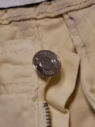 Pantaloni cargo Zara donna beige