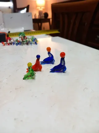 Foche Murano Vetro, Set 4 Pezzi