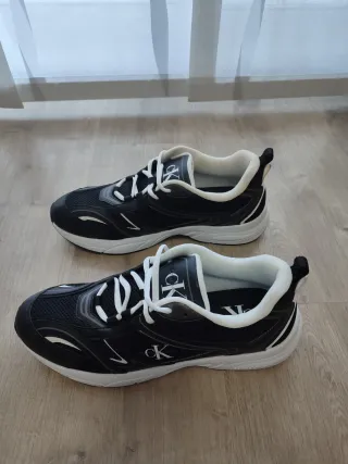 Zapatillas Calvin Klein Jeans 43 Negras/Blancas