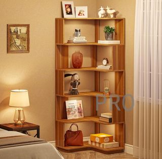 Estantería esquinera de 6 niveles - Tribesigns