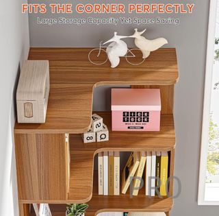 Estantería esquinera de 6 niveles - Tribesigns