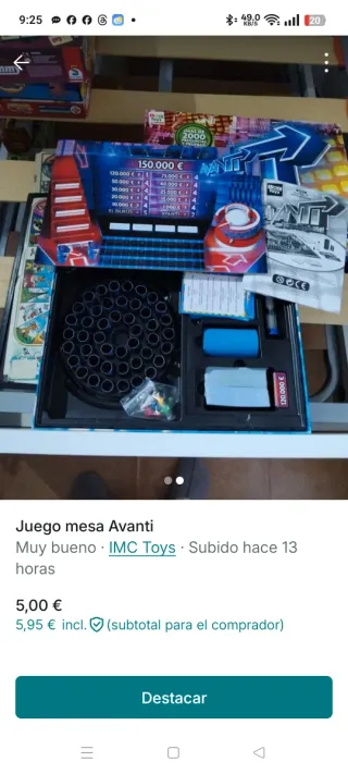 Juego de mesa Avanti IMC Toys