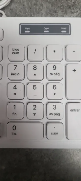 Tastiere USB bianco molto silenzioso