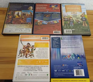 Lote 5 Películas Infantiles DVD